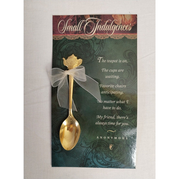 1994 Small Indulgences Tea Spoon - Teapot Teaspoon - Picture 1 of 4